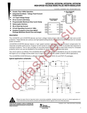 UCC35706DGKG4 datasheet  